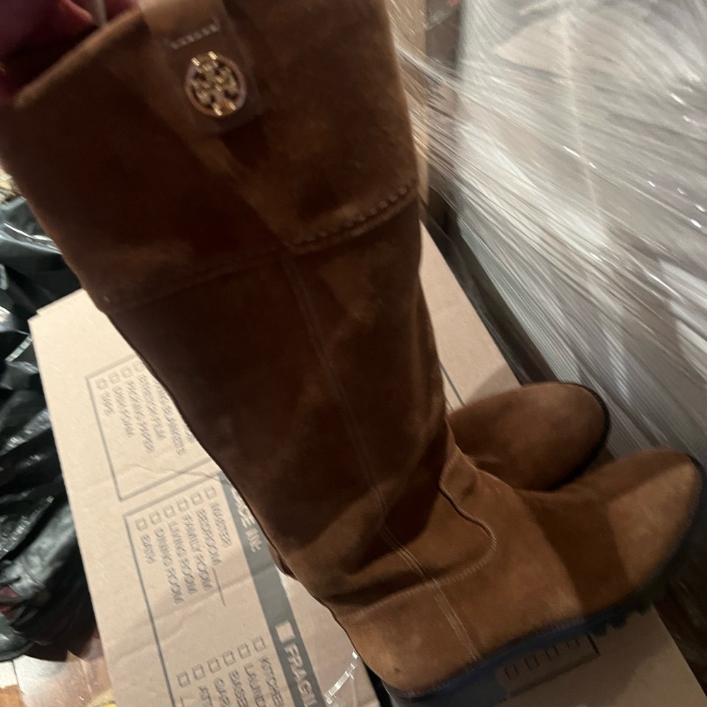 Tory Burch Brown Winter & Rain Boots